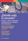 DONDE ESTA LA ESCUELA: portada