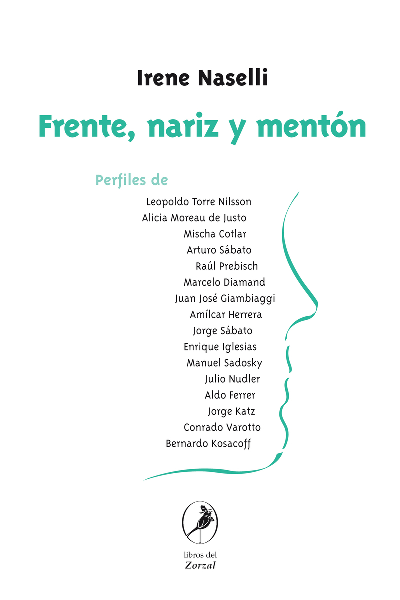 Frente, nariz y mentón: portada