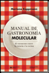 MANUAL DE GASTRONOMA MOLECULAR: portada