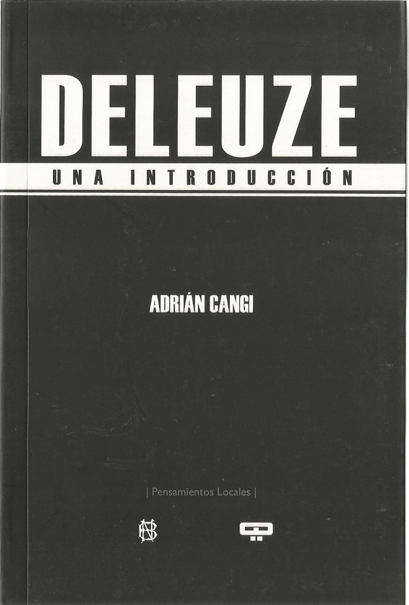 DELEUZE. Una introduccin: portada