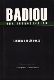 BADIOU. Una introduccin: portada