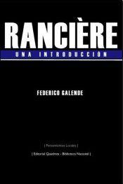 RANCIRE. Una introduccin: portada