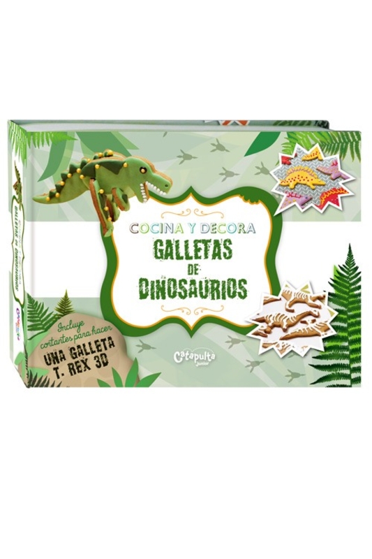 Cocina y decora Galletas de Dinosaurios: portada