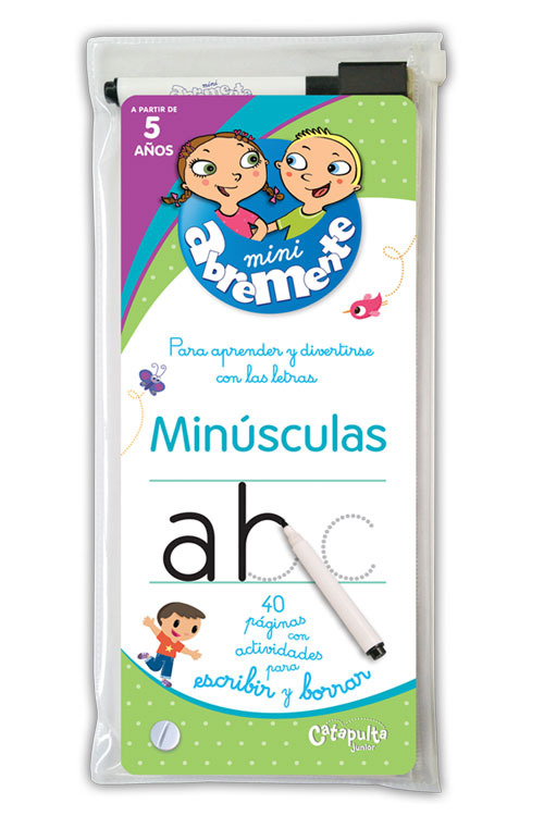 Abremente para escribir y borrar - Minúsculas: portada