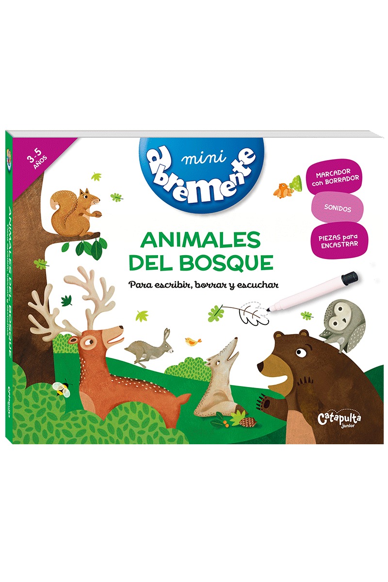 MINI ABREMENTE ANIMALES DEL BOSQUE: portada