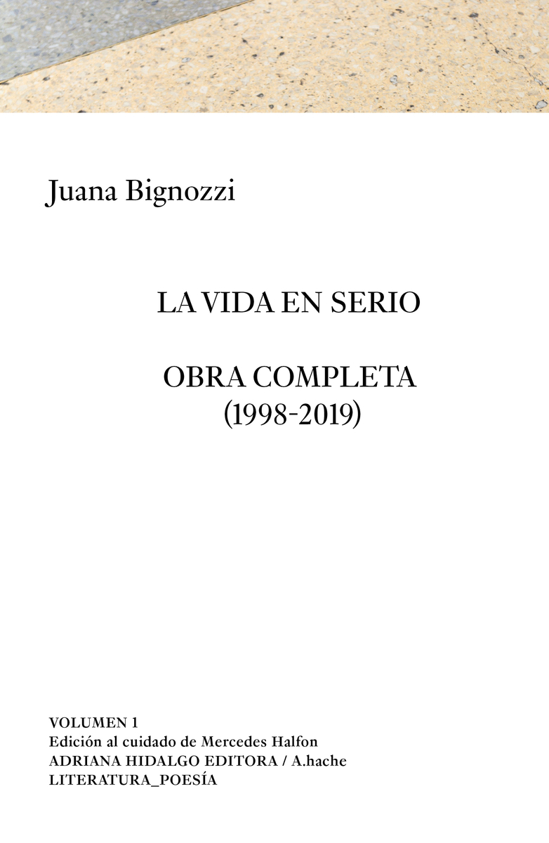 La vida en serio: portada