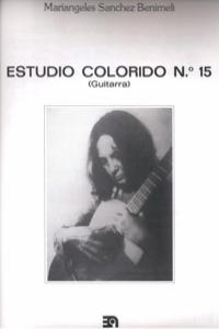 ESTUDIO COLORIDO N 15 (GUITARRA): portada