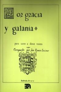 POR GRACIA Y GALANIA: portada