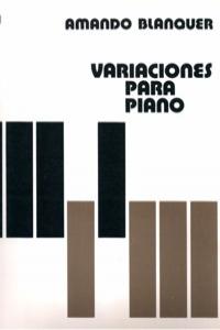 VARIACIONES PARA PIANO: portada