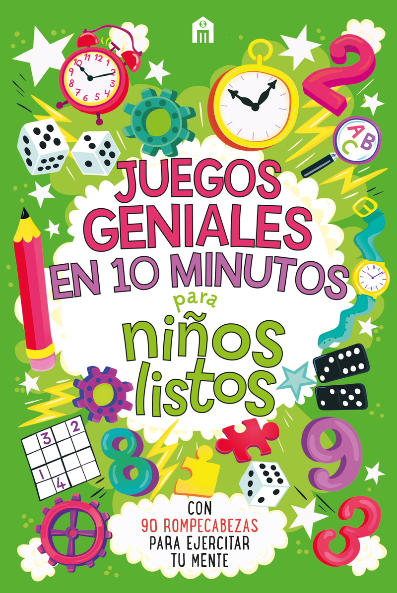 JUEGOS GENIALES EN 10 MINUTOS PARA NIÑOS LISTOS: portada