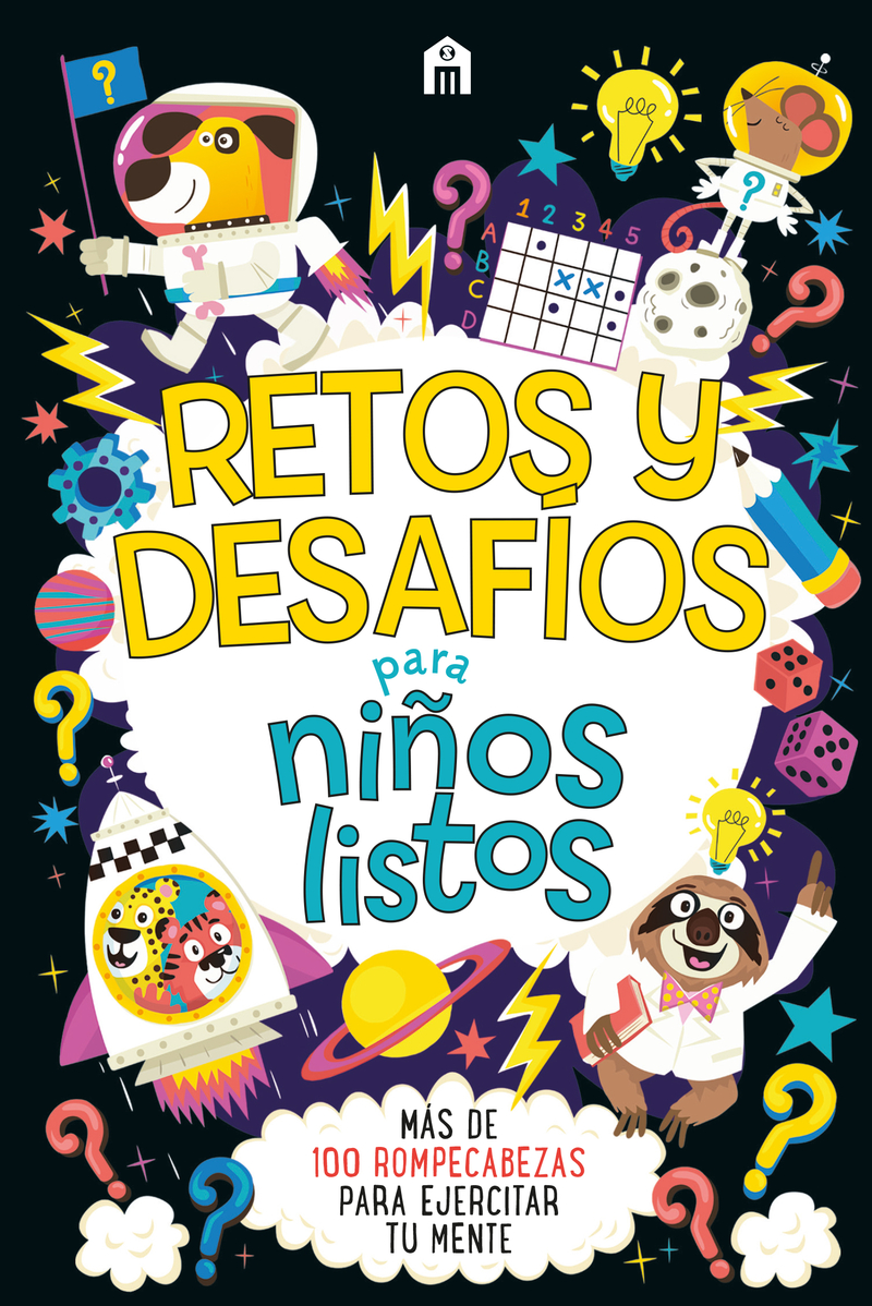 RETOS DE LÓGICA PARA NIÑOS LISTOS: portada