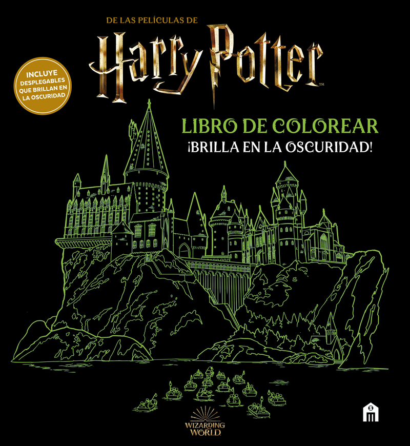 Harry Potter. Libro de colorear. ¡Brilla en la oscuridad!: portada