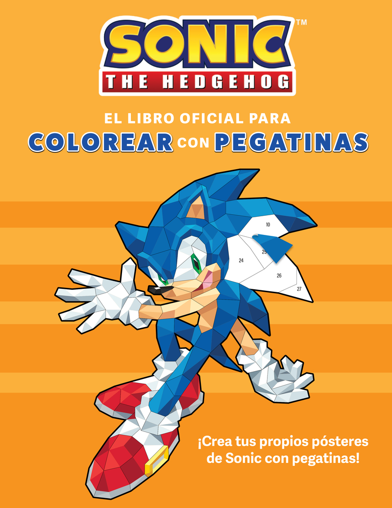 Sonic the Hedgehog. El libro oficial para colorear: portada