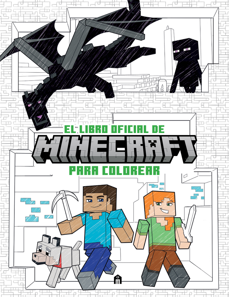 Minecraft. El libro oficial para colorear: portada