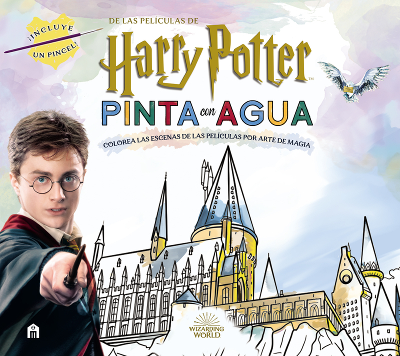 Harry Potter. Pinta con agua: portada