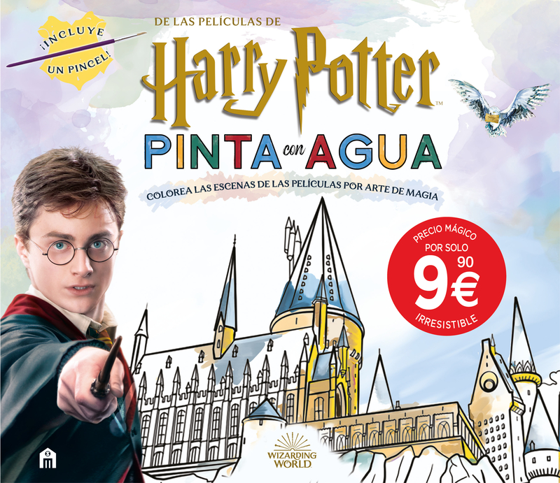 HARRY POTTER. PINTA CON AGUA: portada
