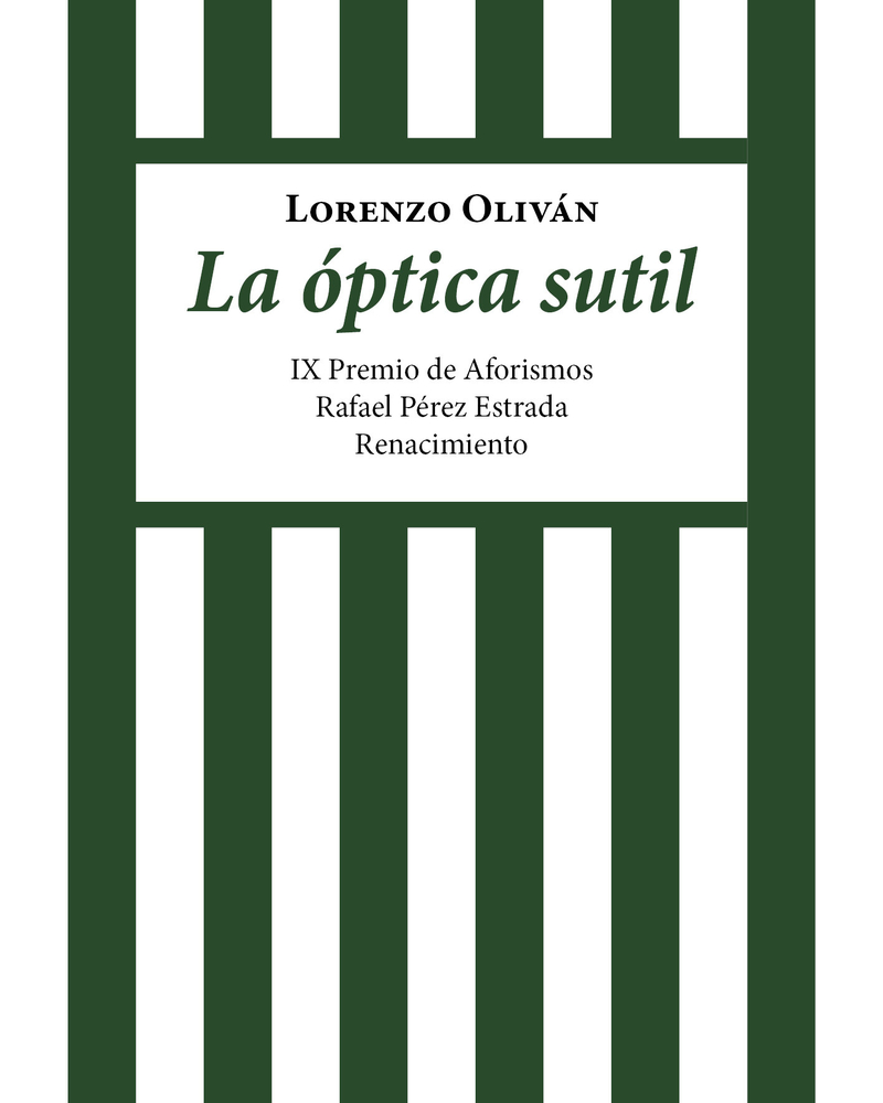 La óptica sutil: portada