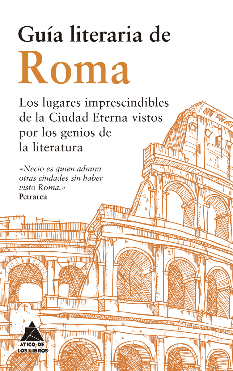 Guía literaria de Roma: portada
