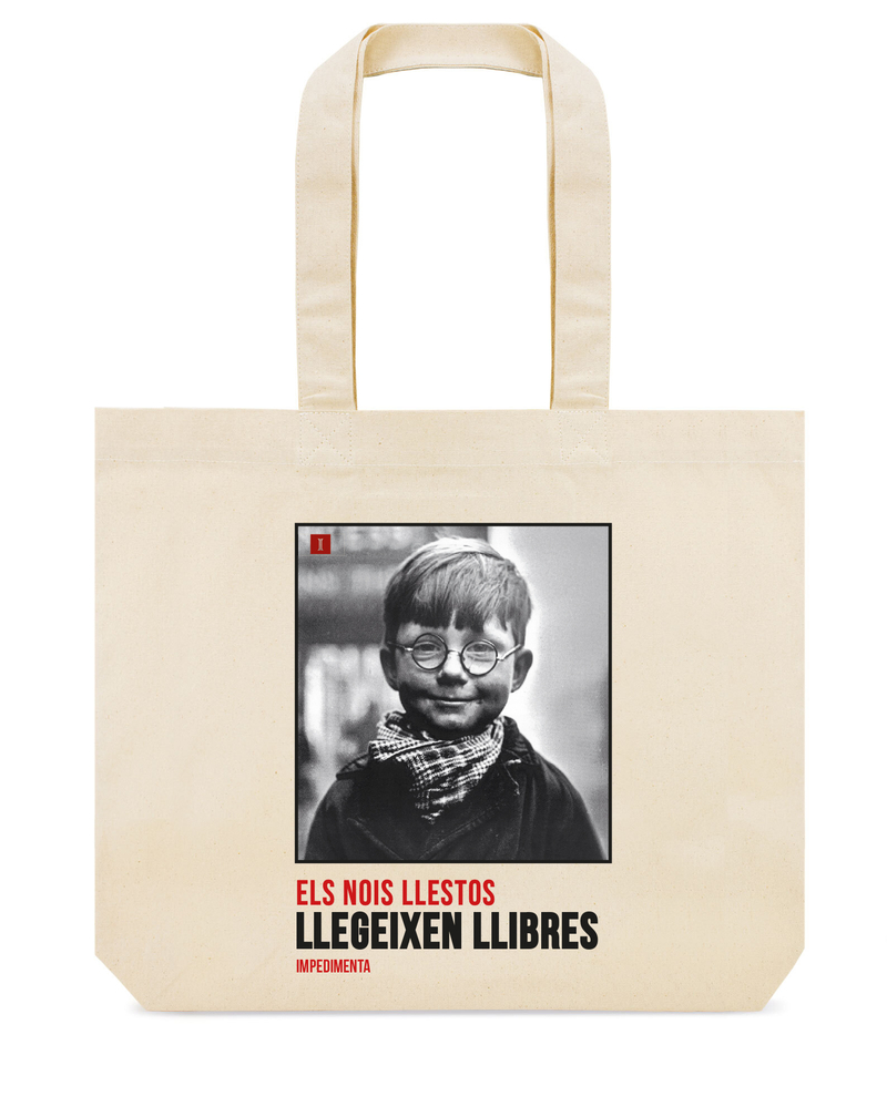 BOSSA DE TELA ELS NOIS LLESTOS LLEGEIXEN LLIBRES: portada