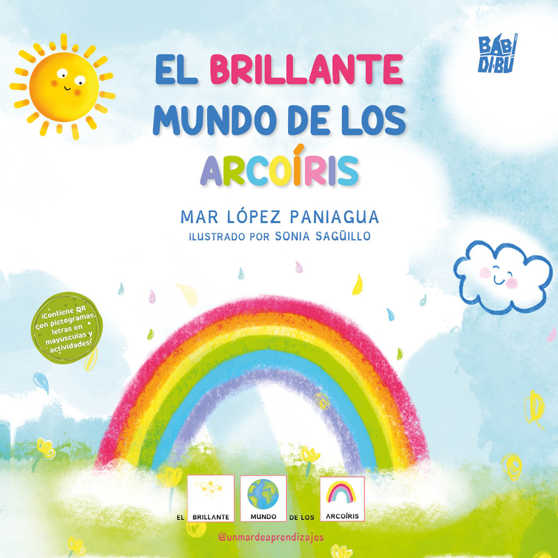 El brillante mundo de los arcoíris: portada