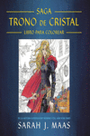 Trono de cristal: Libro para colorear: portada