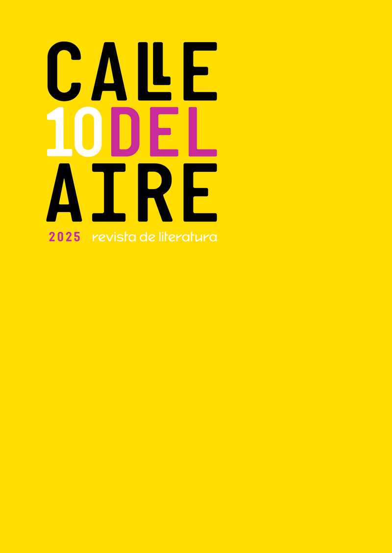Calle del Aire. Revista de literatura, 10: portada