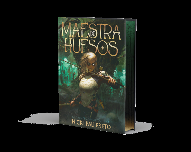 Maestra de huesos: portada